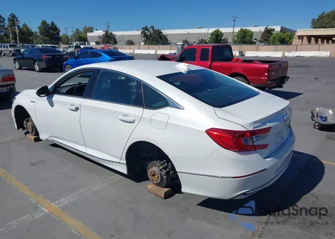 2019 Honda Accord Hybrid Ex-L from USA, damaged, VIN 1HGCV3F51KA017245